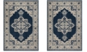 Safavieh Brentwood Navy and Creme 11' x 15' Sisal Weave Area Rug